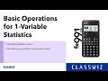 Statistical Values and Calculations