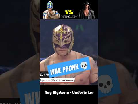Rey Mysterio vs. The Undertaker | WWE Phonk Edit 💀 #wwe #reymysterio #phonk #skull