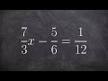Understanding Least Common Denominator