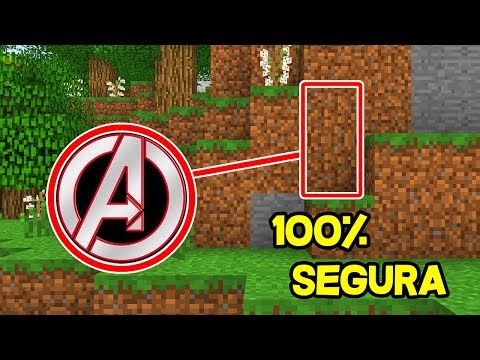 ENCONTRAMOS A BASE 100% SECRETA DOS VINGADORES NO MINECRAFT!!!