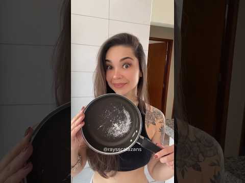 FRIGIDEIRA VELHA VOLTANDO SER ANTIADERENTE #dicas #cozinhando #receitas