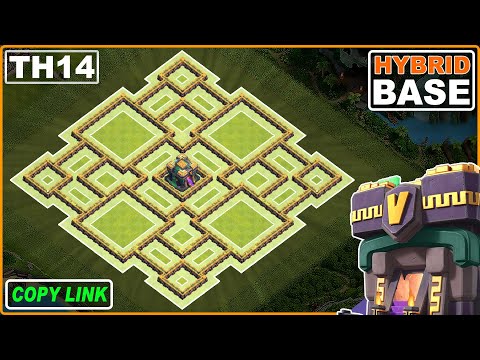 The Last TH14 BASE You'll ever needed! Unbeatable Defense + Farming GOD!