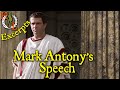 Antony's Rhetoric in Julius Caesar