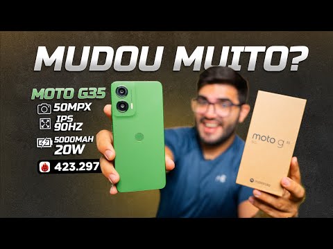 MOTO G35 - O Smartphone 5G mais barato do BRASIL, Melhorou agora? VAI SER SUCESSO? Unboxing e testes