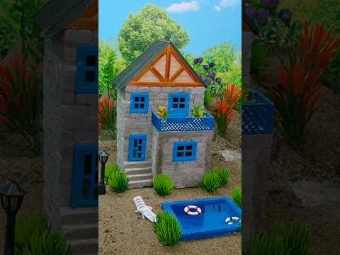 My Journey to Building a Gorgeous 2-Story Villa! #shorts #house #diy