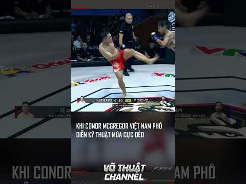 Conor McGregor Việt Nam phô diễn kỹ năng múa cực ảo trên sàn MMA khiến đối thủ ức chế #shorts