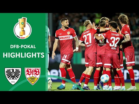 Effortlessly into the 2. round | SC Preußen Münster vs. VfB Stuttgart 0-5 | Highlights | DFB-Pokal