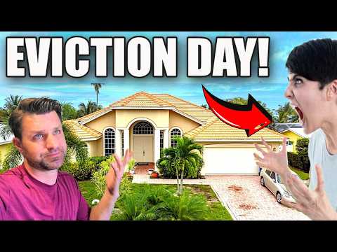 Sheriff Finally EVICTS OUR SQUATTER! - Foreclosure Auction Disaster