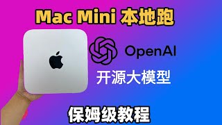 Mac mini本地跑OpenAI开源模型 GPT-OSS-20B，结果悲催了！