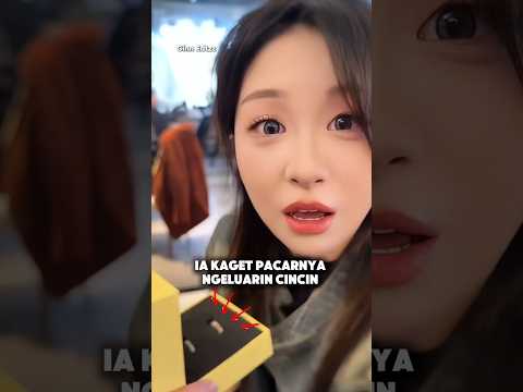 Dia Kaget Pacarnya Ngeluarin Cincin Tapi..???