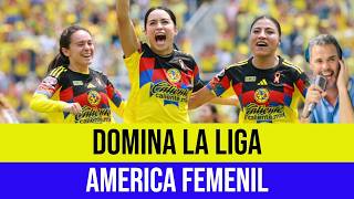 AMERICA FEMENIL POR ESTO es IMPARABLE en LIGA MX