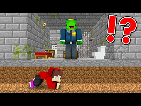 Minecraft Speedrunner VS Hunter Prison Break