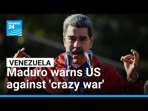 YouTube video thumbnail: Maduro Warns US Against 'Crazy war' After Trump Authorises Covert Venezuela Action
