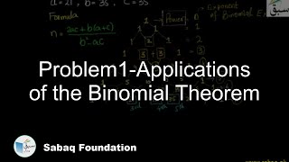 Problem1-Applications of the Binomial Theorem
