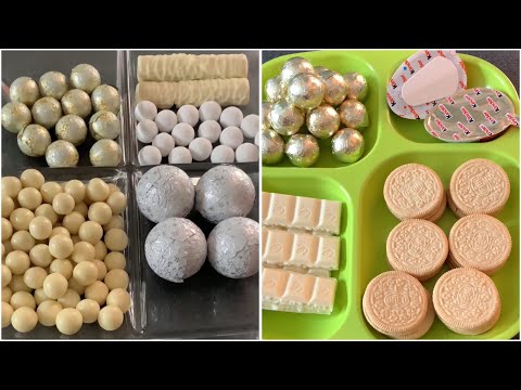 White Sweet Platters | ASMR