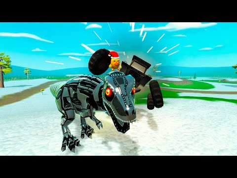 Jugando con el DinoTurbo y el pollito Fito!!!