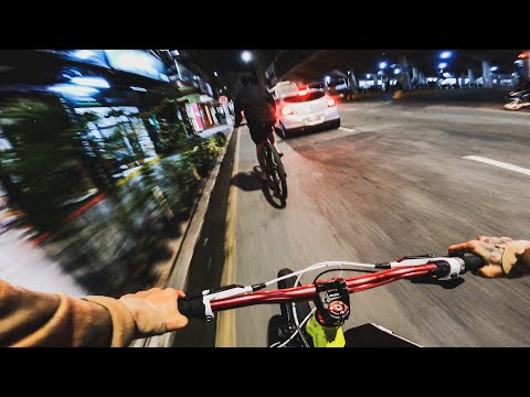 FALEI PRO MEU AMIGO PEDALAR MAIS RÁPIDO NO ROLÊ DE BIKE PELA CIDADE 4K - BIKE VLOG