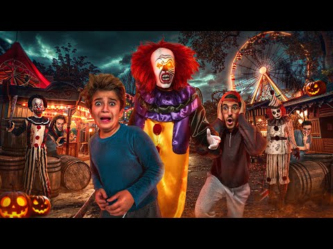 J'AI EMMENÉ MES PETITS FRÈRES DANS LE PARC D'ATTRACTION LE PLUS FLIPPANT ! Un clown course Nadim..