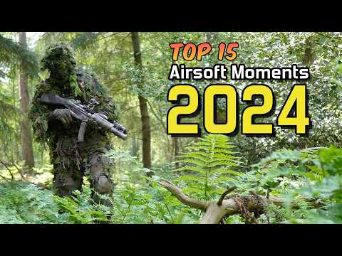 TOP 15 BEST Airsoft Sniper Moments of 2024!