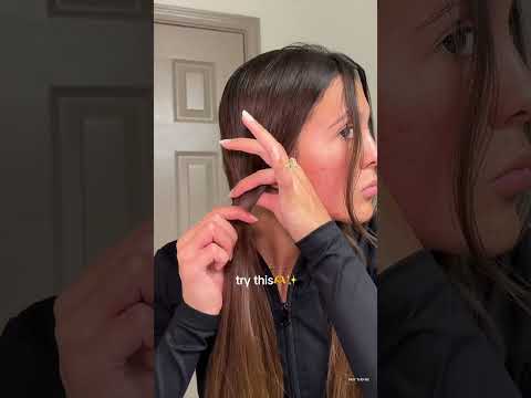 Buns can cause hair loss, so I do this instead🤭 save for later & follow for more🤍 #hair #hairstyle