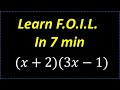 FOIL Method for Multiplying Binomials Explained