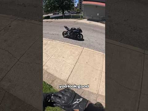 She punishes me for not riding her😂 #bikelife #police #motovlog #biker