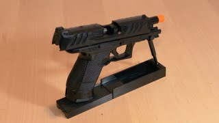 저가 권총의 생태 교란종 아크로 모형의 월터 PDP 에어코킹건 (acro Walther PDP spring Airsoft gun)