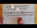 Mastering Adding and Subtracting in Scientific Notation