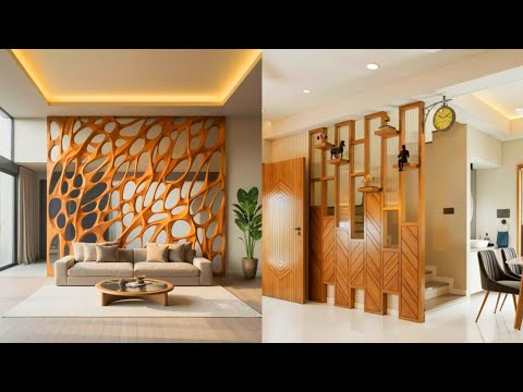Living Room Partition Wall Interior |Room Divider Interior Design|Privacy Screen Wall Room Separator