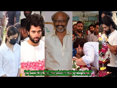 Sad news for Bollywood and Tamil Goddass Actor Who pass away in Critical condition!