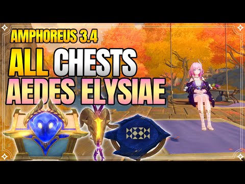 All Treasures in Aedes Elysiae - Amphoreus 3.4 |【Honkai: Star Rail】