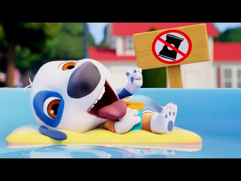 Talking Tom Shorts | Pool Fun Gone Wrong! 🏊‍♂️🚫 | Funny Cartoon for Kids