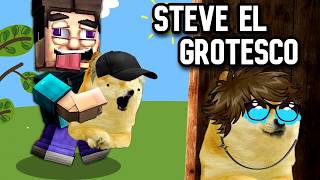 NUNCA BUSQUES A GROTESQUE STEVE en MINECRAFT, El aqueroso MOD BANEADO💀 - Hilos con cheems
