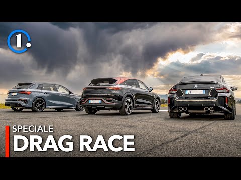 Audi RS3 vs BMW M2 vs smart #3 BRABUS 🚀 DRAG RACE