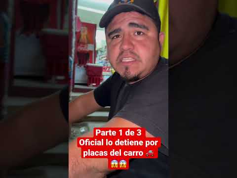 Me detienen por las placas