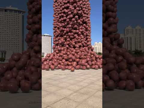 Vegetable and fruit collision scattering special effects Houdini special effects special e