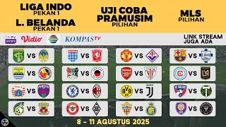 JADWAL BOLA MALAM INI LIVE 2025 - PRAMUSIM BARCA, MU, LIGA SUPER INDONESIA, LIGA BELANDA LIVE TV