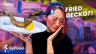 Eating Fried Gecko & WILD Meats in Tokyo!! Dare to Try?!