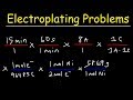 Electrolysis and Molar Mass Concepts