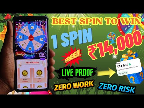 🎡Best Spin Earning App || 1 SPIN Get ₹14,000🔰Zero Work !! Zero Risk💥 Money Earning Apps In Tamil🧨