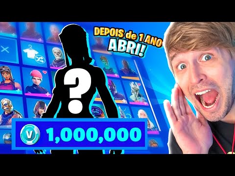 ENTREI na MINHA CONTA de R$ 100.000 depois de MUITO TEMPO... (TEMPORADA 1) Fortnite