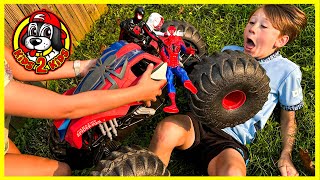 🕷️ ATTACK OF OUR FAVORITE SPIDER-MAN TOYS! 🕸️ Monster Trucks, RC Cars, Goo Jit Zu & LEGO COMPILATION