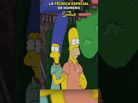 La TÉCNICA SECRETA de Homero #thesimpsons #lossimpson
