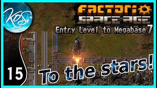 Factorio Entry Level to Megabase 7, Ep 15 Science IN Space (White, Space Science) (Space Age DLC)