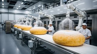 Inside a modern cheese bread factory: from selecting ingredients to the final packaged product lines