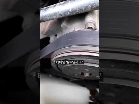엔진룸 벨트들의 정체