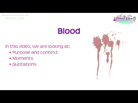 Blood | Macbeth | GCSE English Literature
