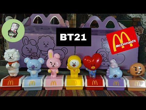 BT21 MCDONALDS COLECCIÓN COMPLETA BTS