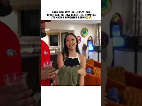 N3on realized he MISSED OUT after seeing how beautiful Rampage Jackson’s daughter looks😳🔥 #n3on