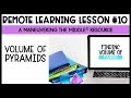 Exploring the Volume of Pyramids